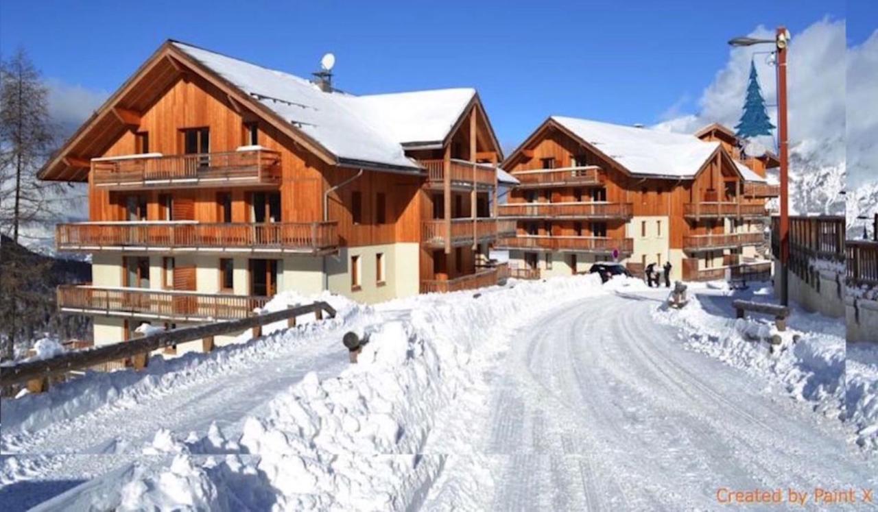 Appartement Chalet De Bois Mean à Les Orres Extérieur photo