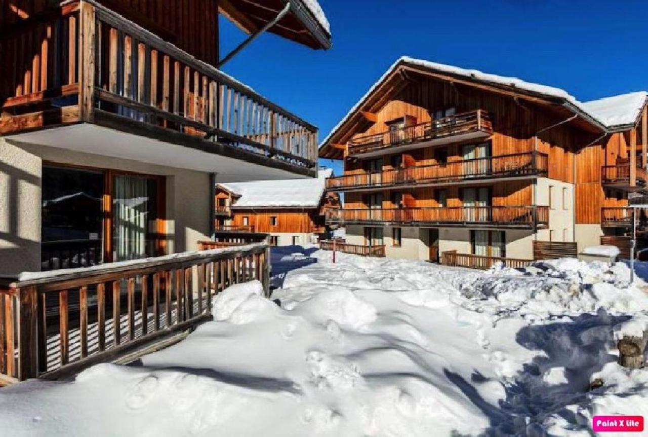 Chalet De Bois Mean Les Orres Extérieur photo